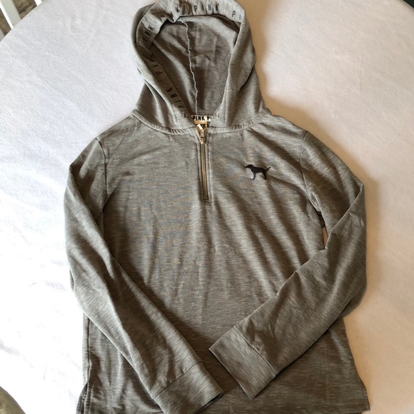 PINK Quarter- Zip (XS) - Picture 3 of 7